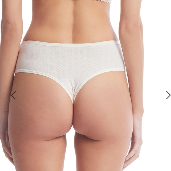 Hanky Panky MoveCalm™ High-Rise Thong Pearl Pink - Picture 2 of 7